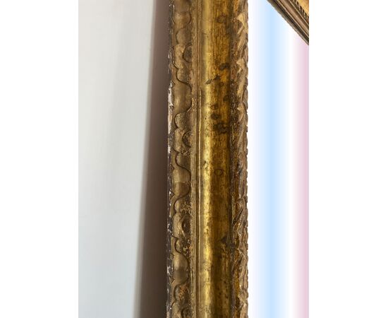 Specchiera XIX - XX sec. con cornice dorata
