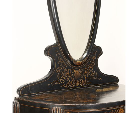 Vetrinetta con Specchio in Stile Chinoiserie Italia, XX Secolo