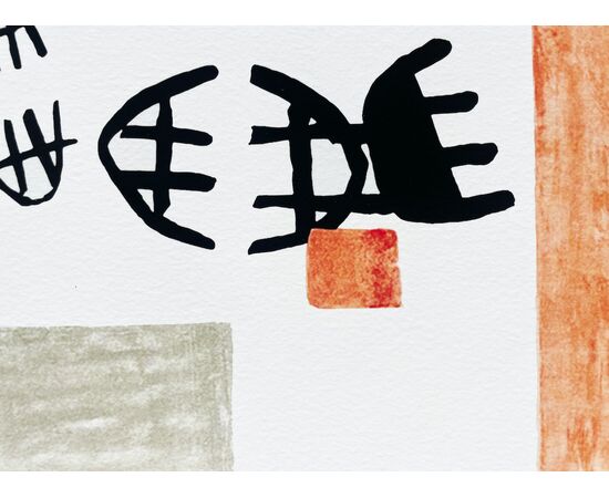 “Opale 7” - Litografia Giuseppe Capogrossi (1900-1972)