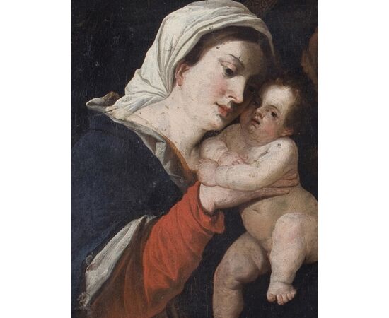 Dipinto del XVI sec. Madonna con bambino