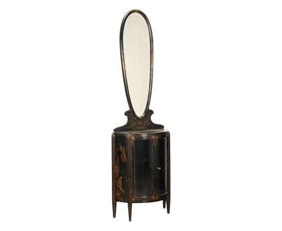 Vetrinetta con Specchio in Stile Chinoiserie Italia, XX Secolo