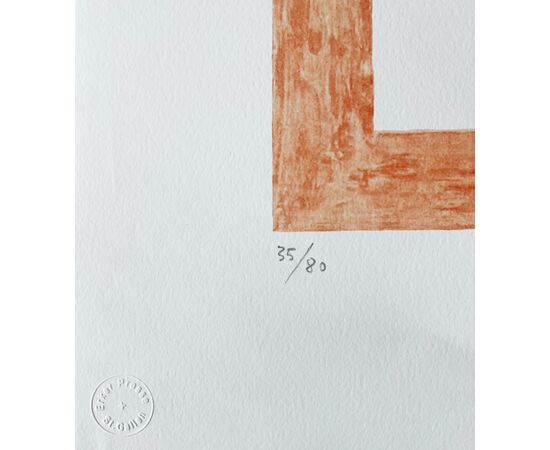 “Opale 7” - Litografia Giuseppe Capogrossi (1900-1972)
