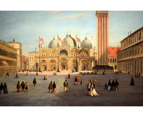 Venezia, veduta di Piazza San Marco   VENDUTO