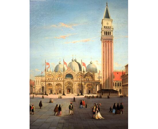 Venezia, veduta di Piazza San Marco   VENDUTO