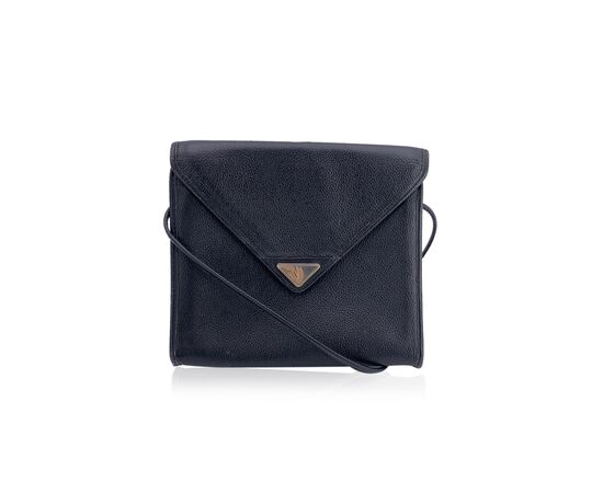 YVES SAINT LAURENT Borsa a Tracolla Vintage in Pelle Col. Nero M
