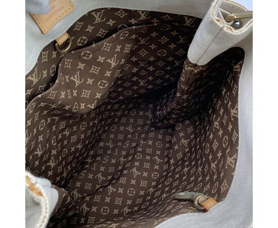 LOUIS VUITTON Borsa Shopper in Tela Col. Beige M