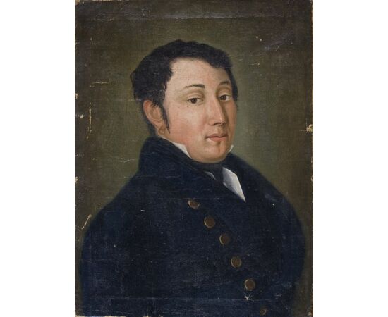 Dipinto del 1800 Ritratto di gentiluomo