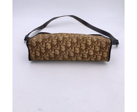 DIOR Borsa a Tracolla Vintage in Tela Col. Marrone M