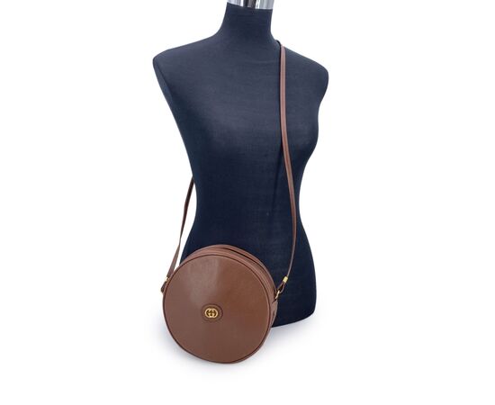 GUCCI Borsa a Tracolla Vintage in Pelle Col. Marrone S
