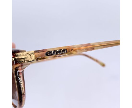 GUCCI Occhiali da Sole Vintage in Acetato Col. Marrone