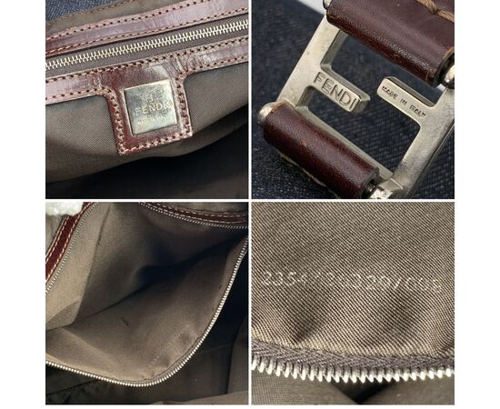 FENDI Borsa Shopper in Denim Col. Blu M