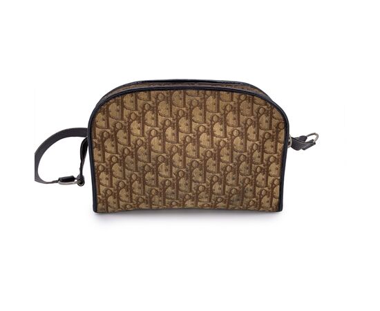 DIOR Borsa a Tracolla Vintage in Tela Col. Marrone M