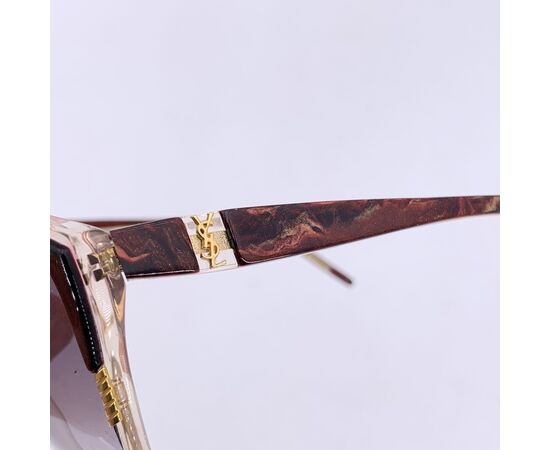 YVES SAINT LAURENT Occhiali da Sole Vintage in Acetato Col. Marrone
