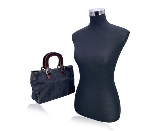 FENDI Borsa Shopper in Denim Col. Blu M