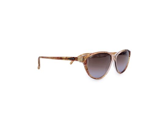GUCCI Occhiali da Sole Vintage in Acetato Col. Marrone