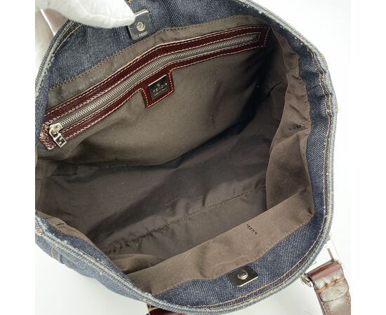FENDI Borsa Shopper in Denim Col. Blu M