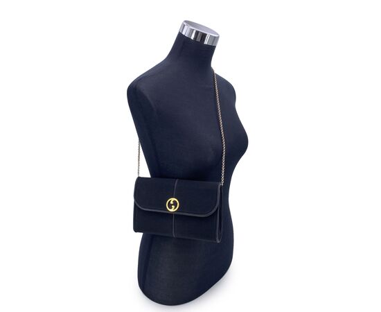 GUCCI Borsa a Tracolla Vintage in Tela Col. M
