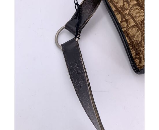 DIOR Borsa a Tracolla Vintage in Tela Col. Marrone M