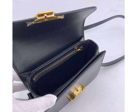 CELINE Borsa a Tracolla in Pelle Col. Nero Triomphe S