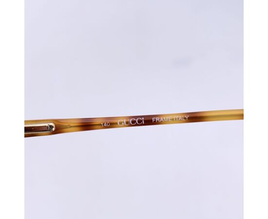 GUCCI Occhiali da Sole Vintage in Acetato Col. Marrone