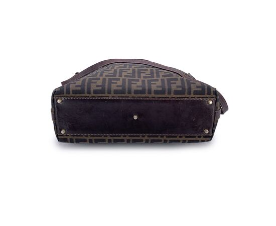 FENDI Borsa Shopper Vintage in Tela Col. Marrone FF M