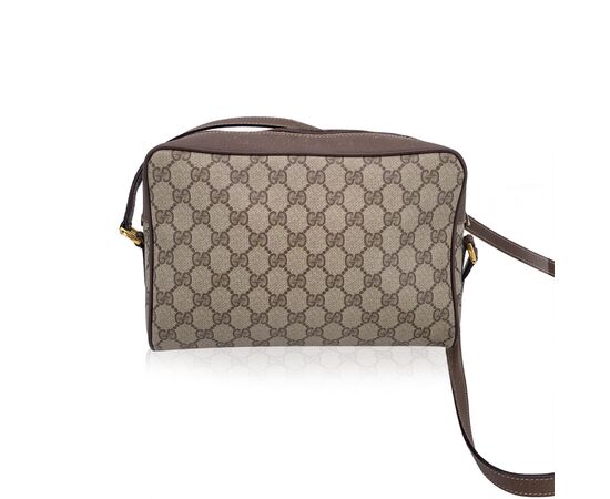 GUCCI Borsa a Tracolla Vintage in Tela Col. Beige Ophidia M