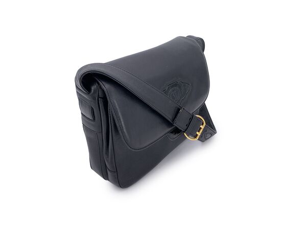 GUCCI Borsa a Tracolla Vintage in Pelle Col. Nero Ophidia M