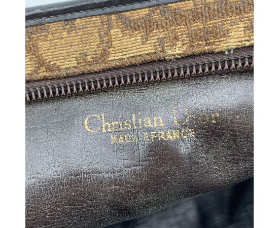 DIOR Borsa a Tracolla Vintage in Tela Col. Marrone M
