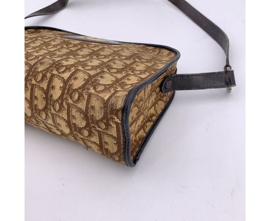 DIOR Borsa a Tracolla Vintage in Tela Col. Marrone M
