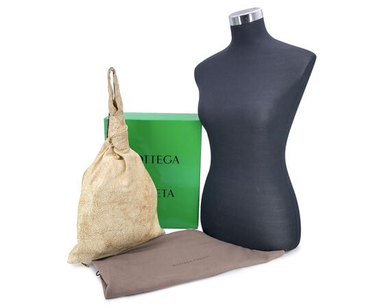 BOTTEGA VENETA Borsa a Mano in Pelle Col. Beige Twist M