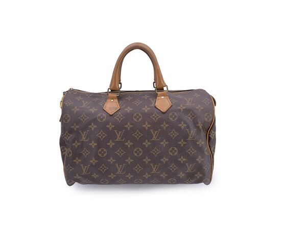 LOUIS VUITTON Borsa a Mano Vintage in Tela Col. Marrone Speedy M