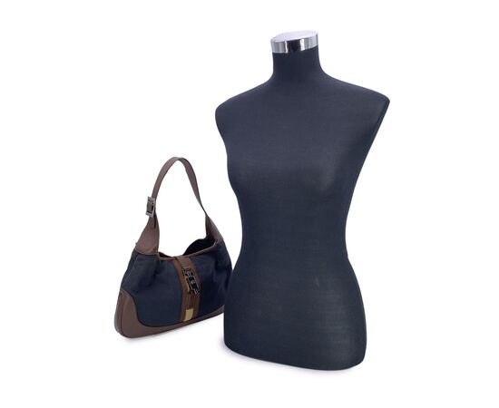 GUCCI Borsa Hobo in Tela Col. Nero Jackie M