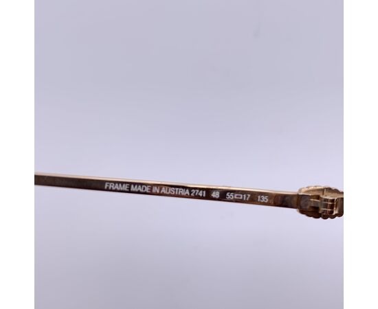 DIOR Occhiali da Sole Vintage in Metallo Col. Oro