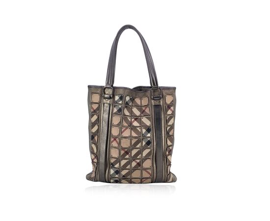 BURBERRY Borsa Shopper in Pelle Col. Beige Brook M