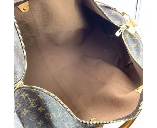 LOUIS VUITTON Borsa da Viaggio in Tela Col. Marrone Keepall L