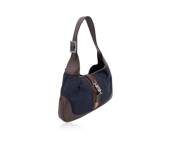 GUCCI Borsa Hobo in Tela Col. Nero Jackie M