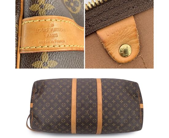 LOUIS VUITTON Borsa da Viaggio in Tela Col. Marrone Keepall L