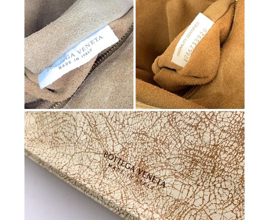 BOTTEGA VENETA Borsa a Mano in Pelle Col. Beige Twist M