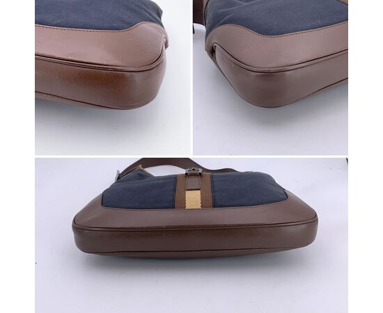 GUCCI Borsa Hobo in Tela Col. Nero Jackie M