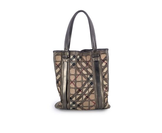 BURBERRY Borsa Shopper in Pelle Col. Beige Brook M