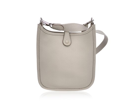 HERMES Borsa a Tracolla in Tela Col. Marrone Mini Evelyne S
