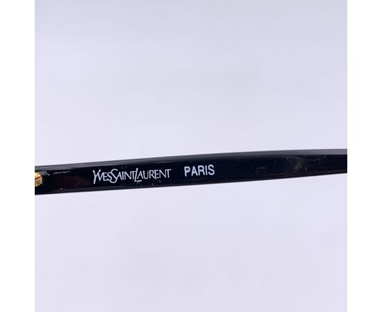 YVES SAINT LAURENT Occhiali da Sole Vintage in Acetato Col. Nero