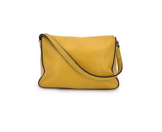 FENDI Borsa a Tracolla in Pelle Col. Giallo Mamma Baguette M