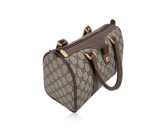 GUCCI Borsa a Mano Vintage in Tela Col. Beige Ophidia M