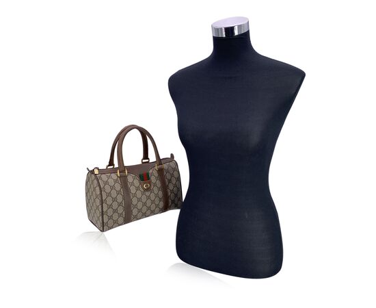 GUCCI Borsa a Mano Vintage in Tela Col. Beige Ophidia M