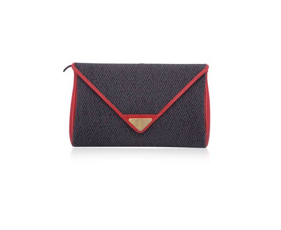 YVES SAINT LAURENT Pochette Vintage in Plastica Col. Grigio - S