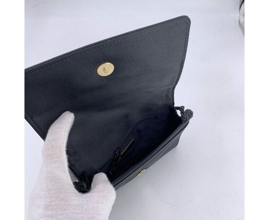 BOTTEGA VENETA Borsa a Tracolla in Tela Col. Nero S