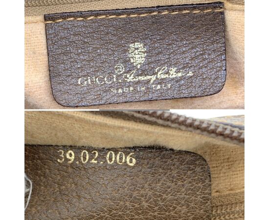 GUCCI Borsa a Mano Vintage in Tela Col. Beige Ophidia M