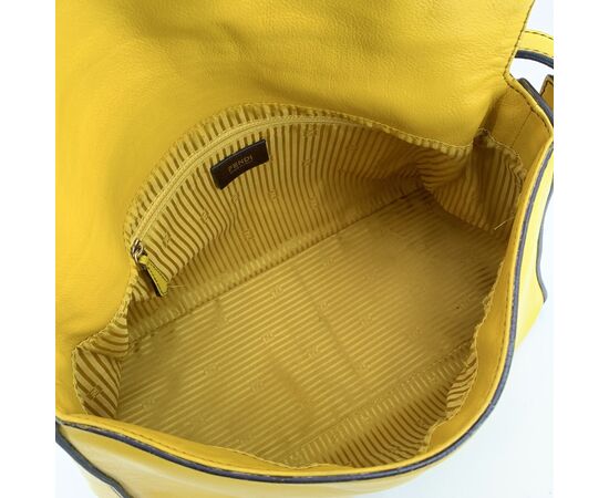 FENDI Borsa a Tracolla in Pelle Col. Giallo Mamma Baguette M