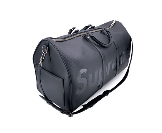 LOUIS VUITTON Borsa da Viaggio in Pelle Col. Nero Keepall L